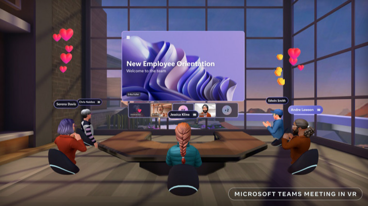微软将与Meta合作 在VR空间里办公互动玩游戏